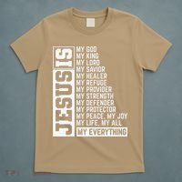 Faith Cross Christian Religious Jesus Lord Gift Jesus T-Shirt thumb 5