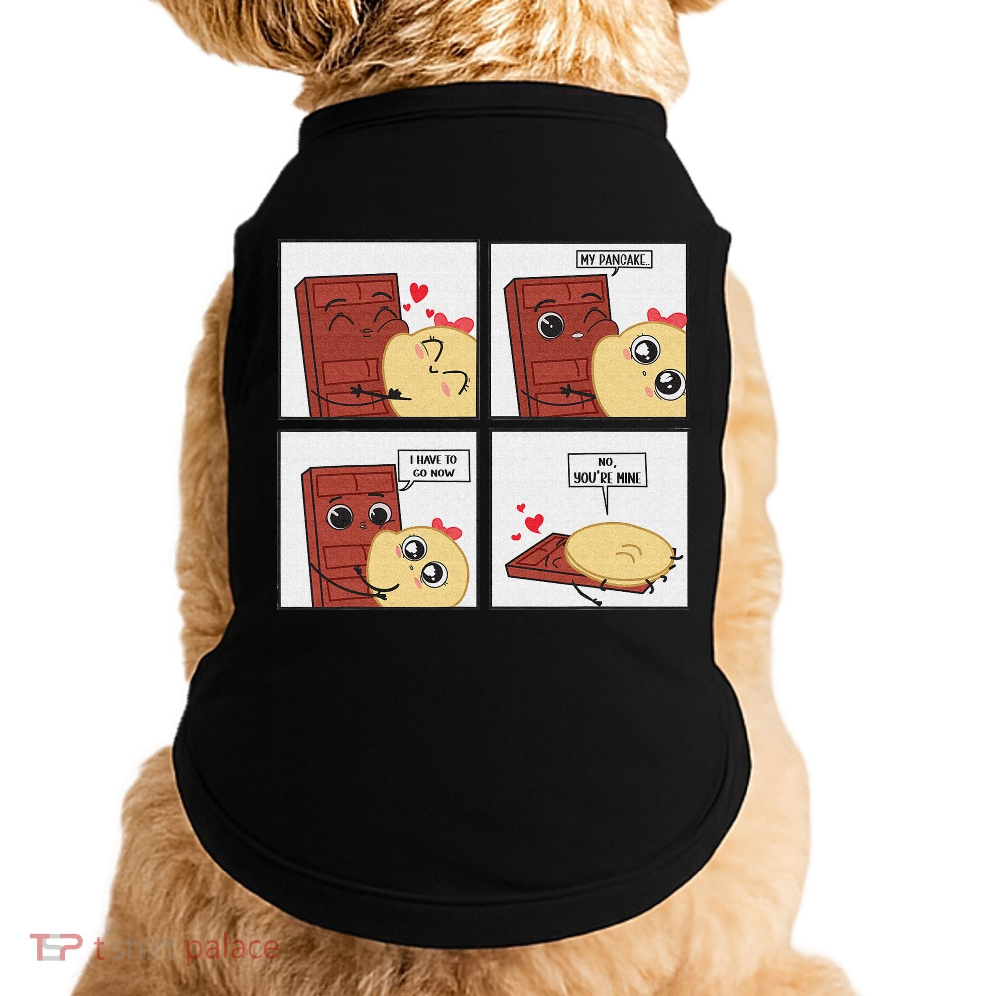 Funny Cute Couple Journey Choco And Pancake Romantic Lover Doggie Tank