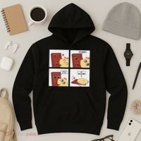 Funny Cute Couple Journey Choco And Pancake Romantic Lover Hoodie thumb 3