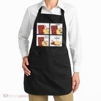 Funny Cute Couple Journey Choco And Pancake Romantic Lover Apron thumb 2
