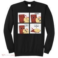 Funny Cute Couple Journey Choco And Pancake Romantic Lover Sweatshirt thumb 0