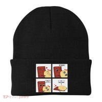 Funny Cute Couple Journey Choco And Pancake Romantic Lover Beanie thumb 0