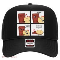 Funny Cute Couple Journey Choco And Pancake Romantic Lover Hat thumb 0