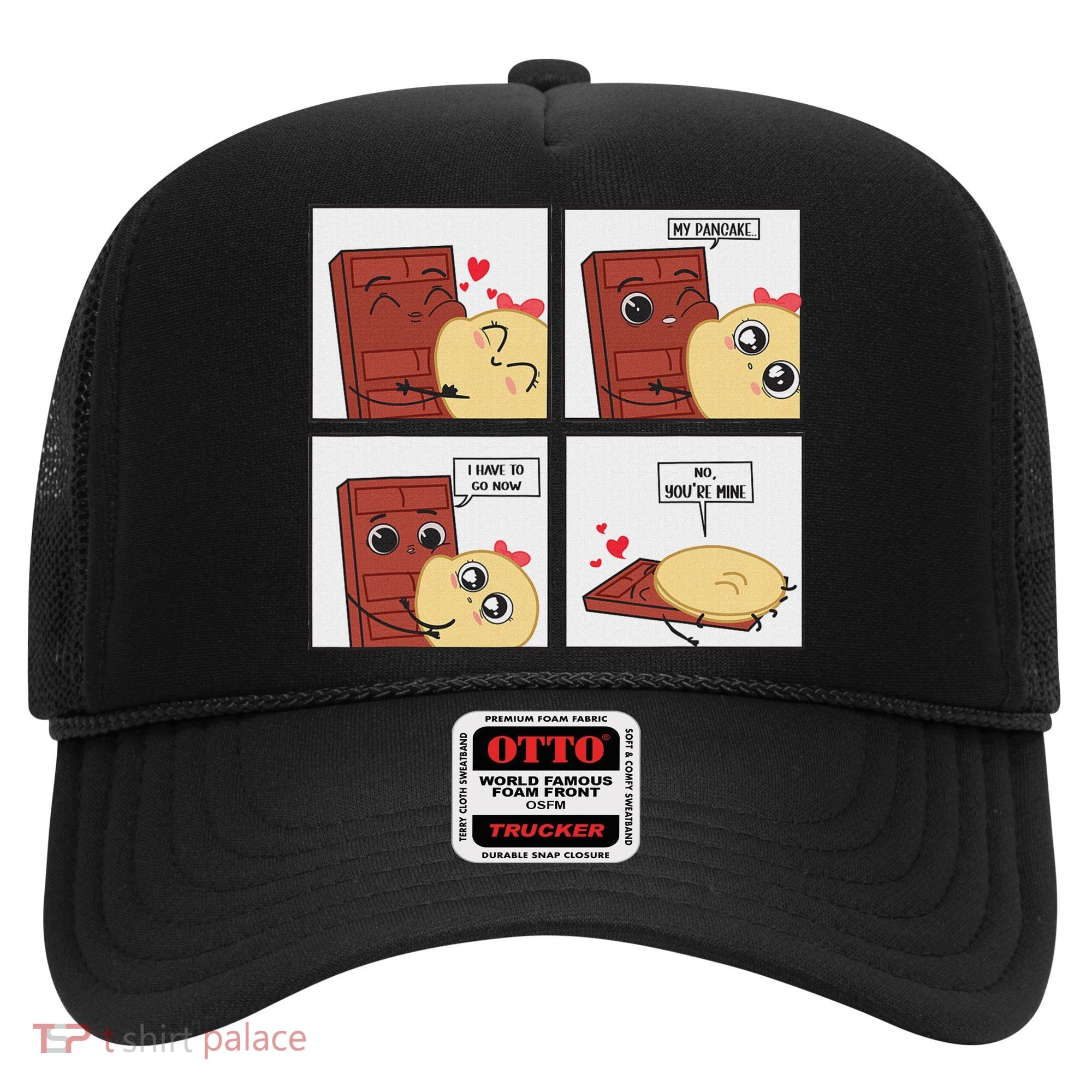 Funny Cute Couple Journey Choco And Pancake Romantic Lover Hat