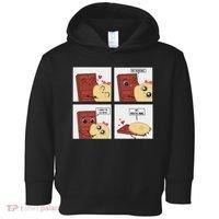 Funny Cute Couple Journey Choco And Pancake Romantic Lover Toddler Hoodie thumb 0