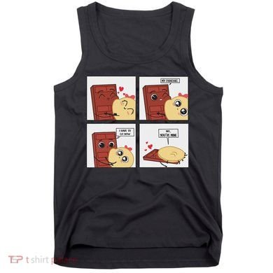 Funny Cute Couple Journey Choco And Pancake Romantic Lover Tank Top