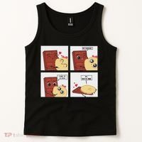 Funny Cute Couple Journey Choco And Pancake Romantic Lover Tank Top thumb 2