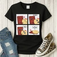Funny Cute Couple Journey Choco And Pancake Romantic Lover Women's T-Shirt thumb 3