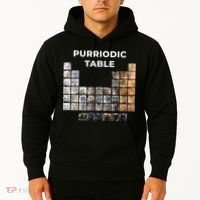 Funny Cat Chemistry Pun Periodic Table Hoodie thumb 2