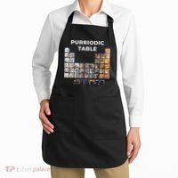 Funny Cat Chemistry Pun Periodic Table Apron thumb 2