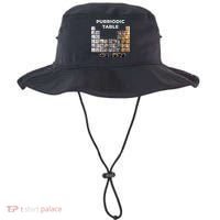 Funny Cat Chemistry Pun Periodic Table Bucket Hat thumb 0