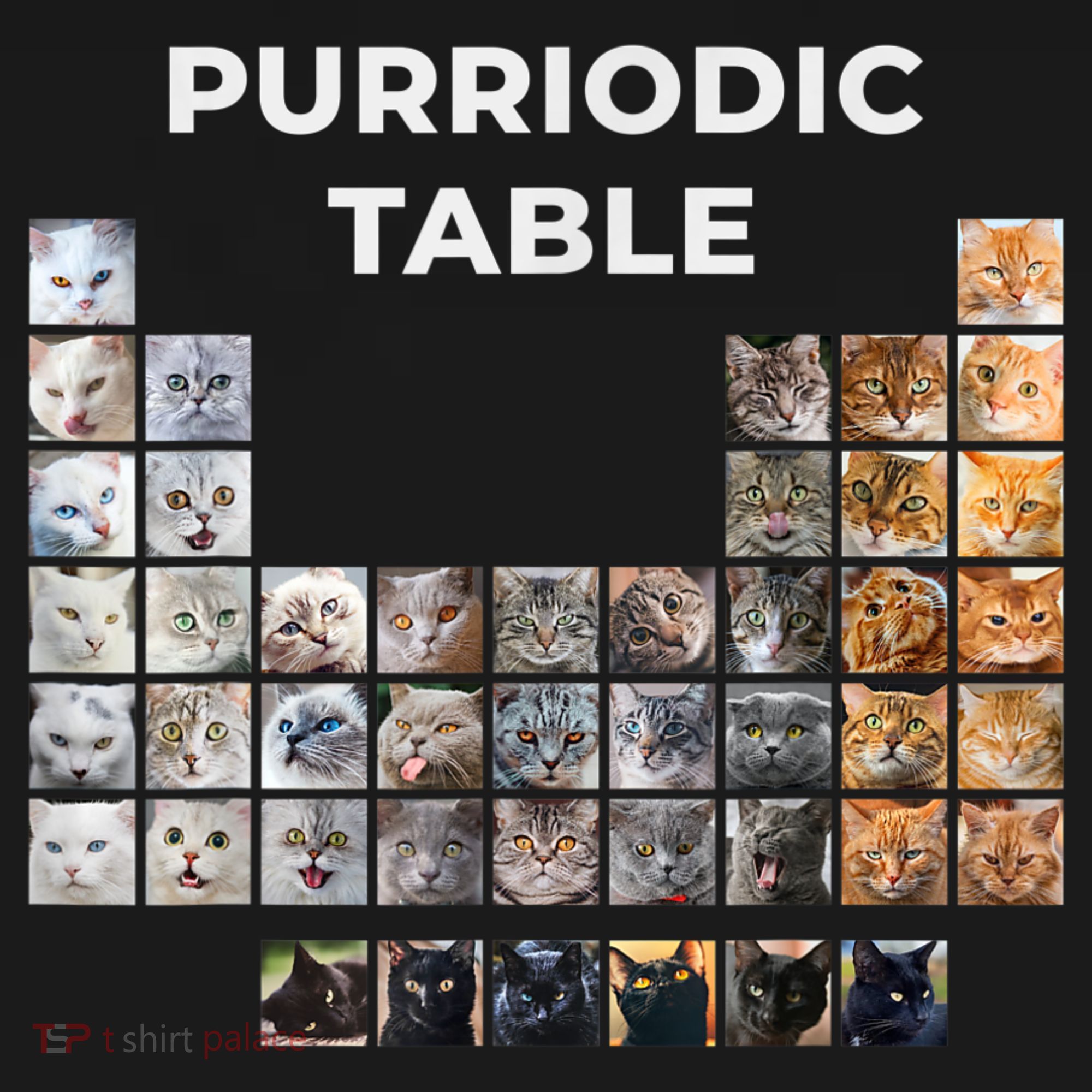 Funny Cat Chemistry Pun Periodic Table Bucket Hat