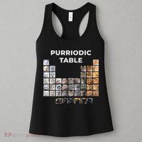 Funny Cat Chemistry Pun Periodic Table Women's Tank Top thumb 3