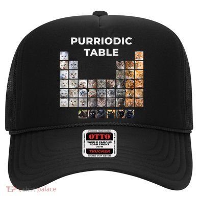 Funny Cat Chemistry Pun Periodic Table Hat