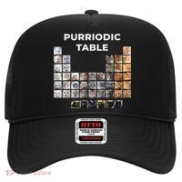 Funny Cat Chemistry Pun Periodic Table Hat thumb 0