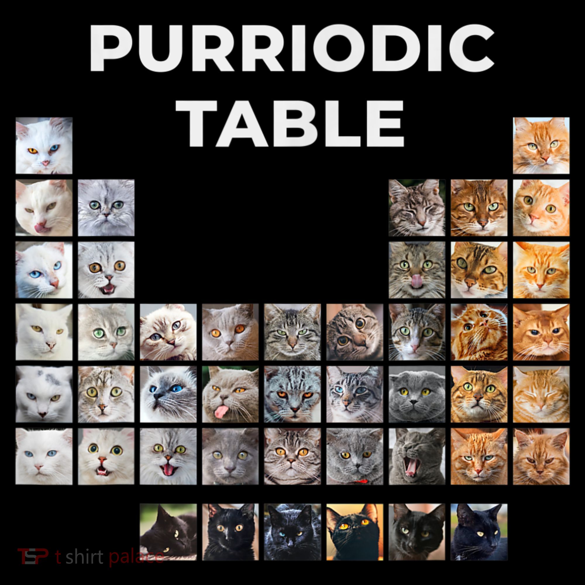Funny Cat Chemistry Pun Periodic Table Visor