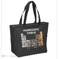 Funny Cat Chemistry Pun Periodic Table Tote Bag thumb 2