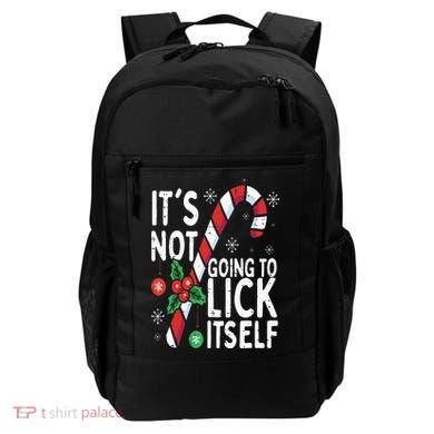 Funny Christmas Candy Cane It's Not Going To Lick Itself Backpack