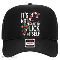 Funny Christmas Candy Cane It's Not Going To Lick Itself Hat thumb 0