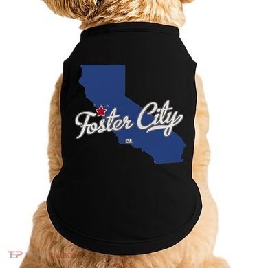 Foster City California CA Map Doggie Tank