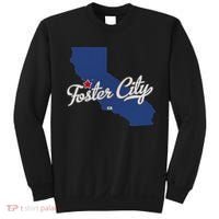 Foster City California CA Map Sweatshirt thumb 0