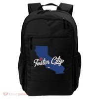 Foster City California CA Map Backpack thumb 0