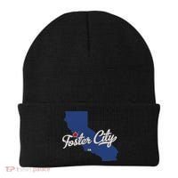 Foster City California CA Map Beanie thumb 0