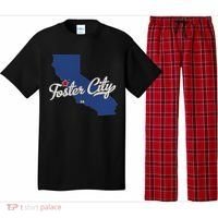 Foster City California CA Map Pajama Set thumb 0