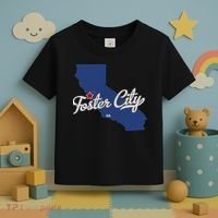 Foster City California CA Map Toddler T-Shirt thumb 3