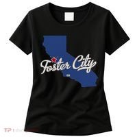 Foster City California CA Map Women's T-Shirt thumb 0