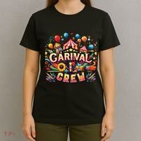 Funny Carnival Crew Circus Party Staff Costume T-Shirt thumb 4