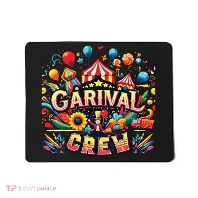 Funny Carnival Crew Circus Party Staff Costume Mousepad