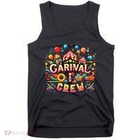 Funny Carnival Crew Circus Party Staff Costume Tank Top thumb 0