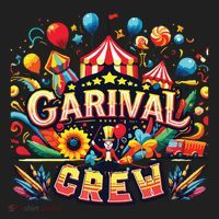Funny Carnival Crew Circus Party Staff Costume Golf Towel thumb 3