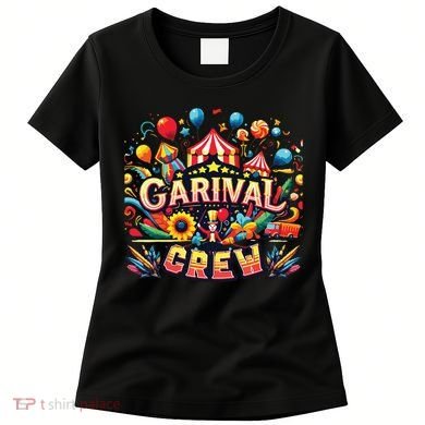 Funny Carnival Crew Circus Party Staff Costume Women's T-Shirt