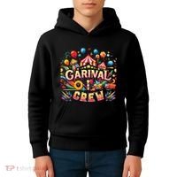 Funny Carnival Crew Circus Party Staff Costume Kids Hoodie thumb 4