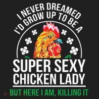 Funny Crazy Chicken Farmer Lady Women Tumbler thumb 3
