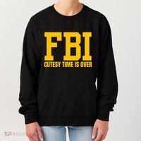 Fbi Costume Cutesy Time Is Over Dan Kash Meme Women's Sweatshirt thumb 0