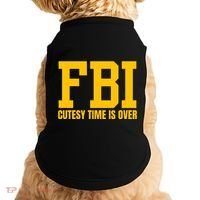Fbi Costume Cutesy Time Is Over Dan Kash Meme Doggie Tank thumb 0