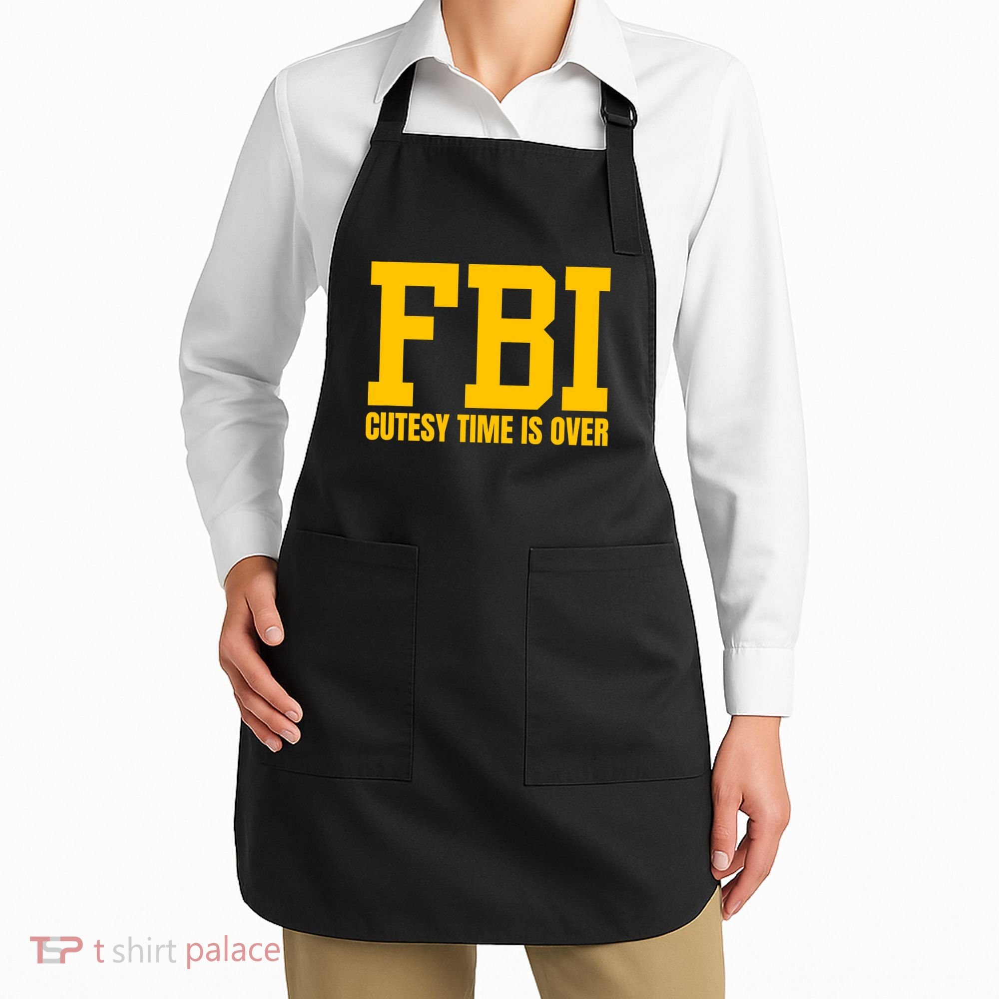 Fbi Costume Cutesy Time Is Over Dan Kash Meme Apron
