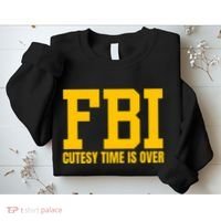 Fbi Costume Cutesy Time Is Over Dan Kash Meme Sweatshirt thumb 2