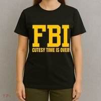 Fbi Costume Cutesy Time Is Over Dan Kash Meme T-Shirt thumb 4