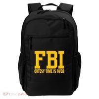 Fbi Costume Cutesy Time Is Over Dan Kash Meme Backpack thumb 0