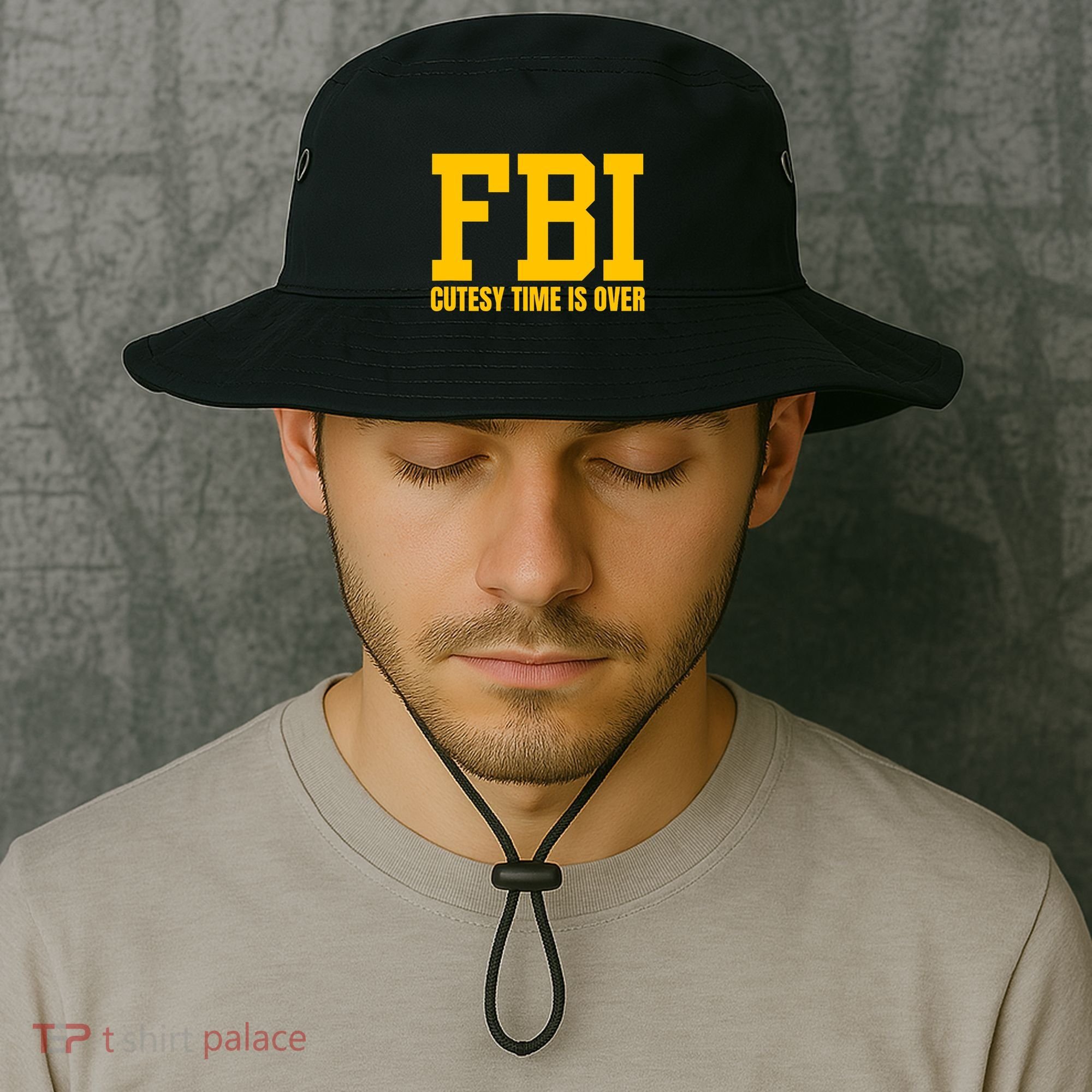 Fbi Costume Cutesy Time Is Over Dan Kash Meme Bucket Hat