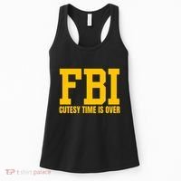 Fbi Costume Cutesy Time Is Over Dan Kash Meme Women's Tank Top thumb 0