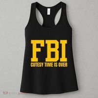 Fbi Costume Cutesy Time Is Over Dan Kash Meme Women's Tank Top thumb 3