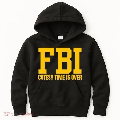 Fbi Costume Cutesy Time Is Over Dan Kash Meme Kids Hoodie