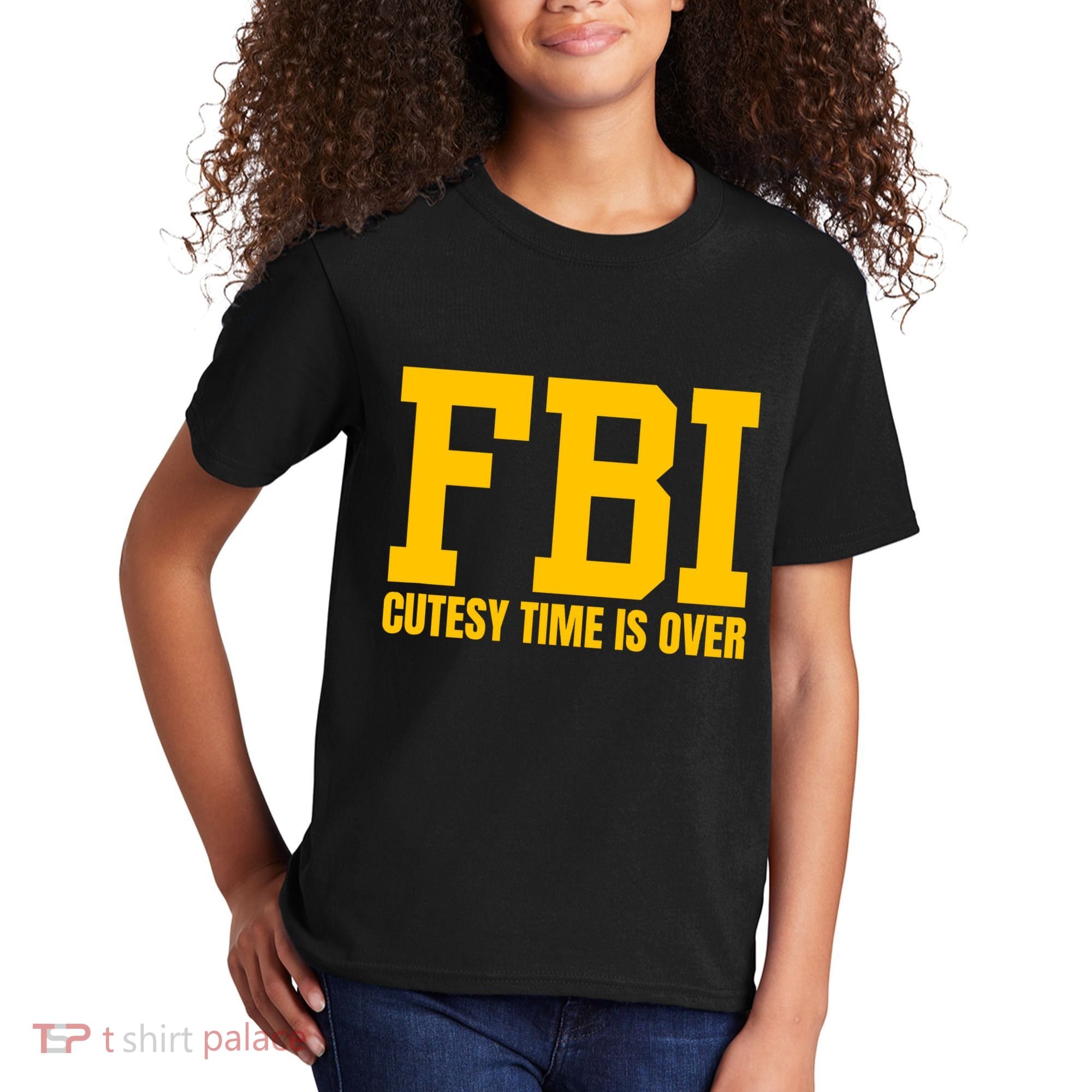 Fbi Costume Cutesy Time Is Over Dan Kash Meme Kids T-Shirt