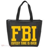 Fbi Costume Cutesy Time Is Over Dan Kash Meme Tote Bag thumb 0