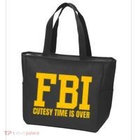 Fbi Costume Cutesy Time Is Over Dan Kash Meme Tote Bag thumb 3